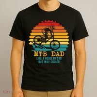 MTB Dad Apparel Retro Mountain Bike Dad T-Shirt thumb 3