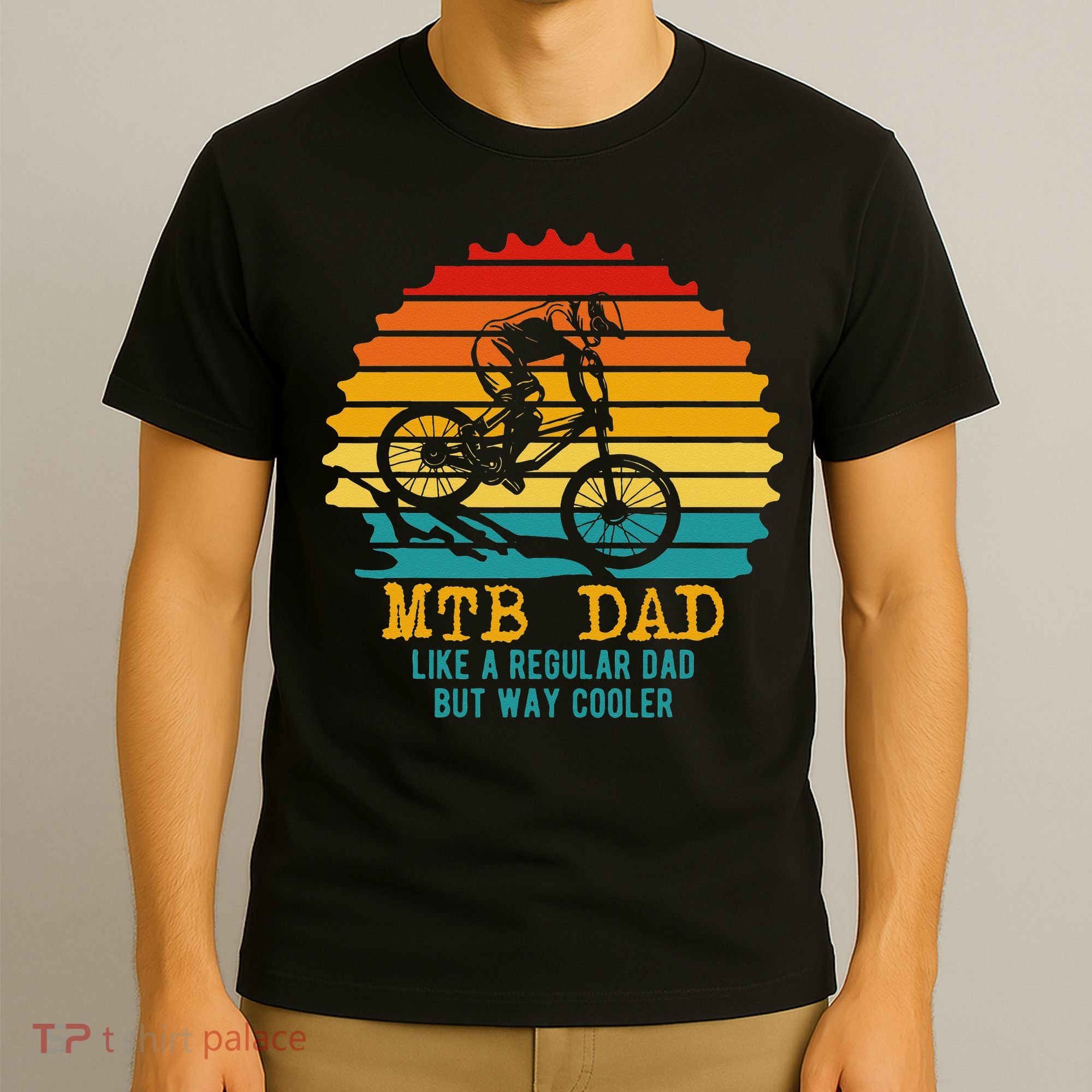 MTB Dad Apparel Retro Mountain Bike Dad T-Shirt
