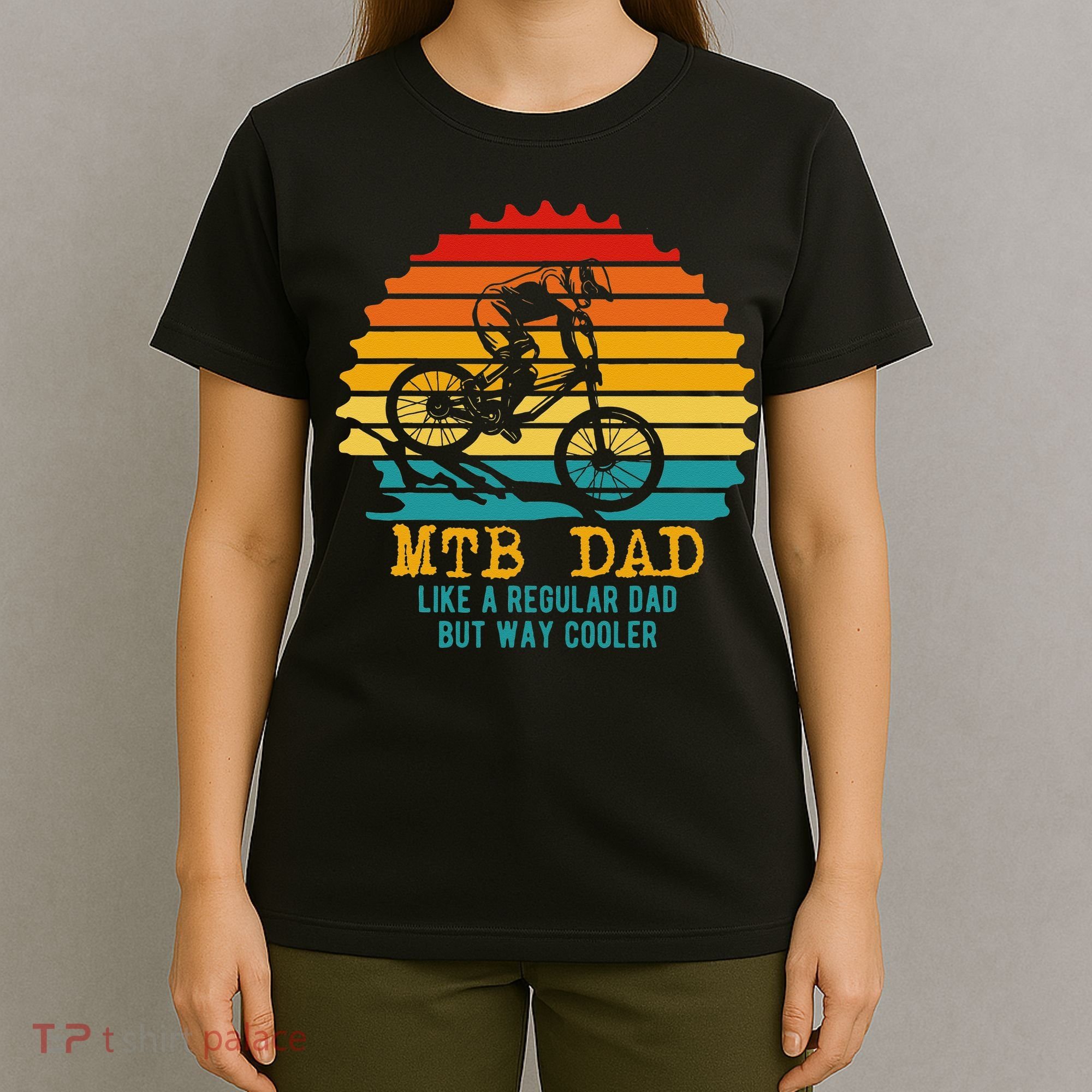 MTB Dad Apparel Retro Mountain Bike Dad T-Shirt