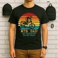 MTB Dad Apparel Retro Mountain Bike Dad T-Shirt thumb 6