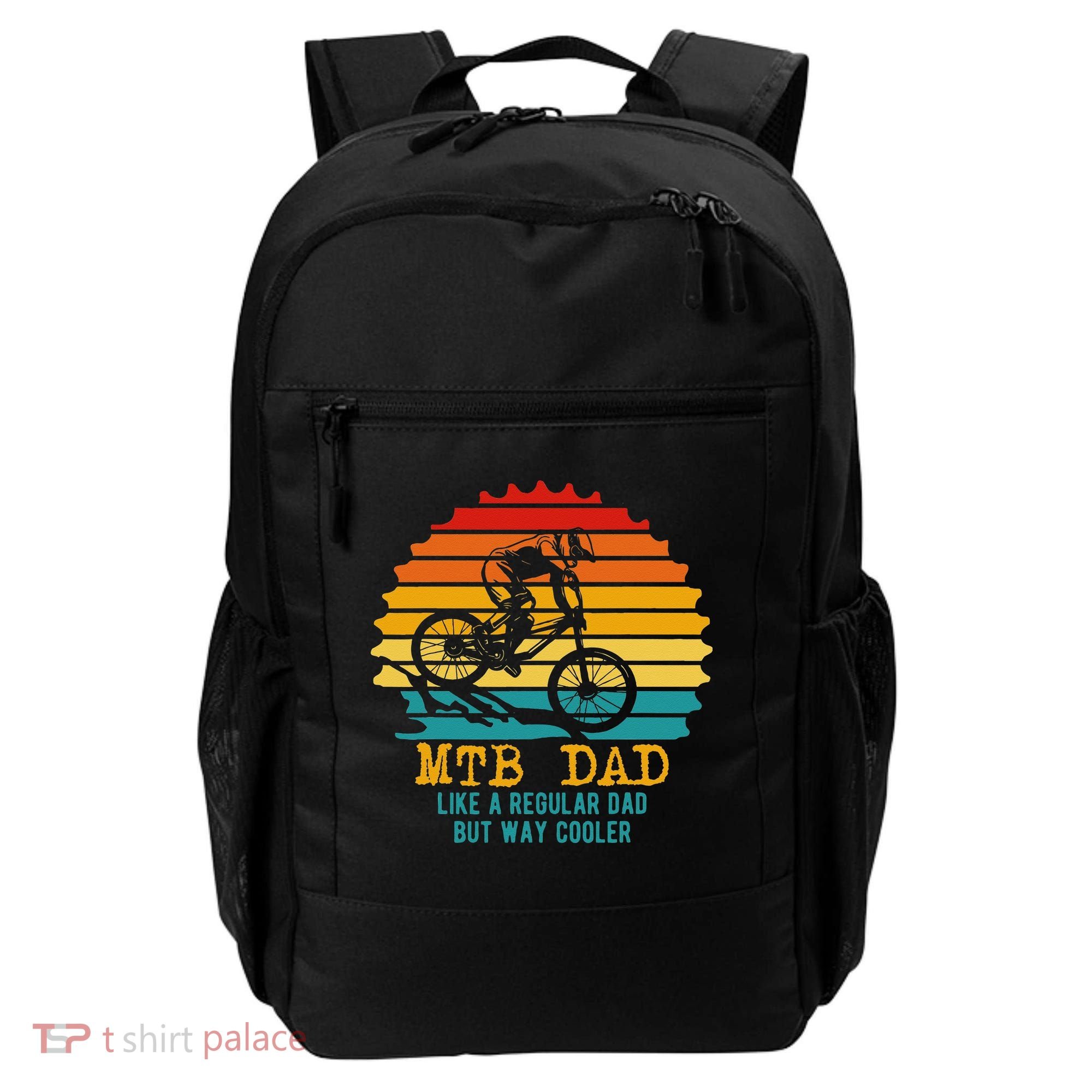 MTB Dad Apparel Retro Mountain Bike Dad Backpack