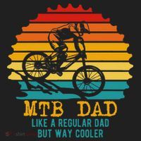 MTB Dad Apparel Retro Mountain Bike Dad Beanie thumb 2