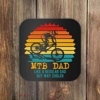 MTB Dad Apparel Retro Mountain Bike Dad Coaster thumb 0