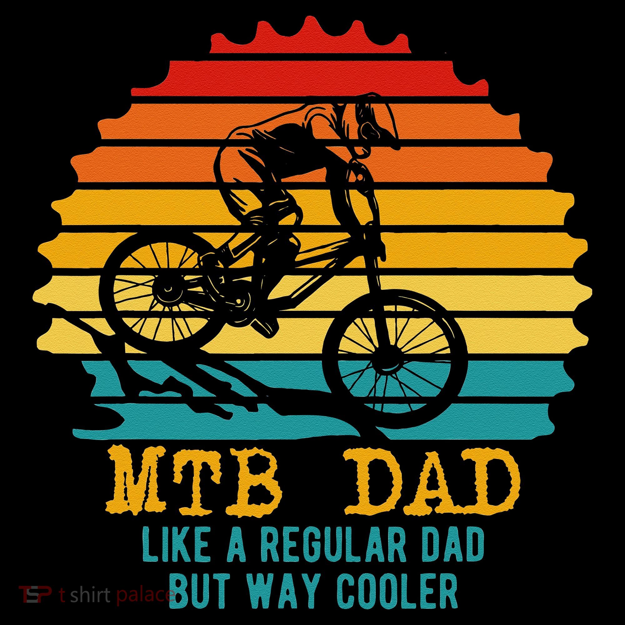MTB Dad Apparel Retro Mountain Bike Dad Mousepad