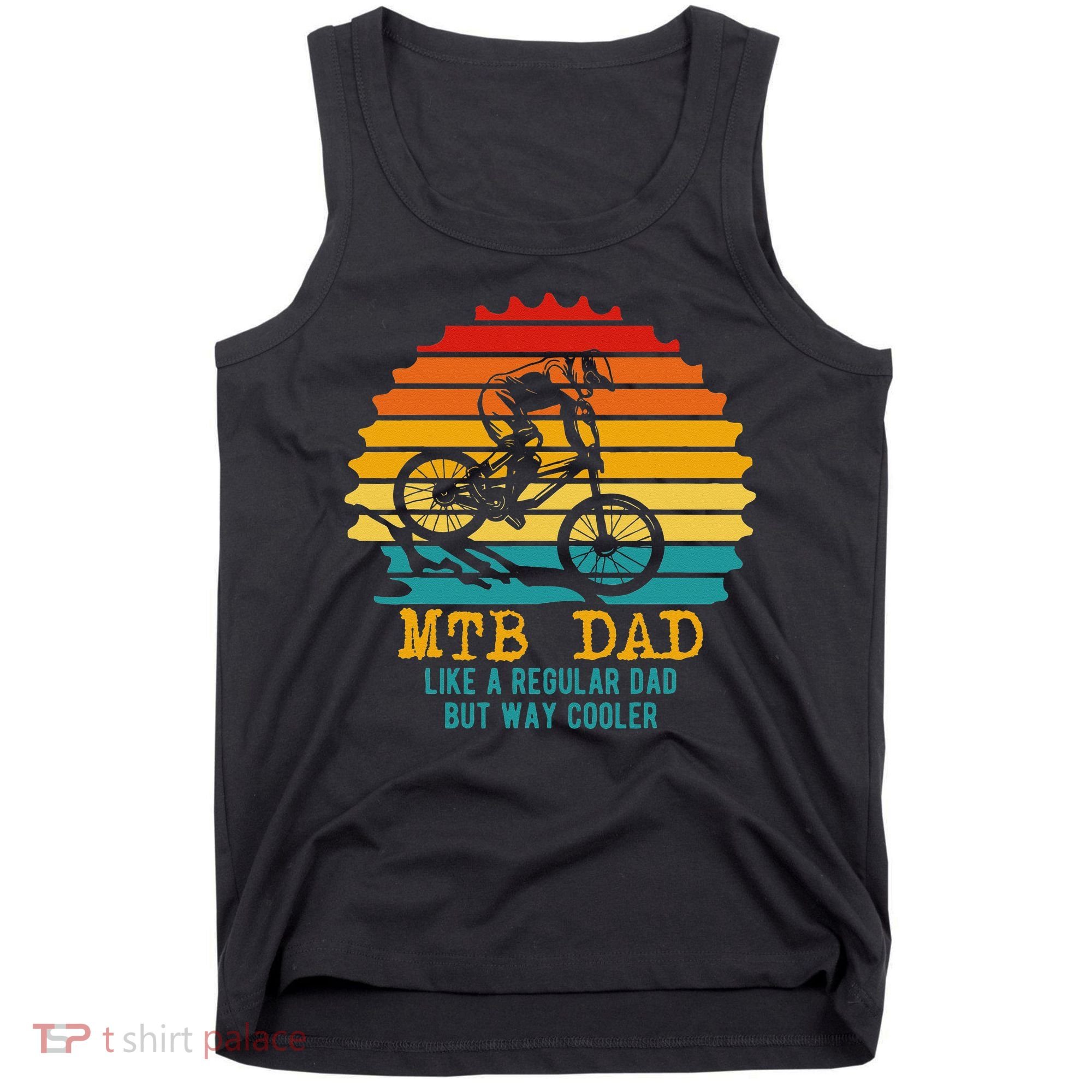 MTB Dad Apparel Retro Mountain Bike Dad Tank Top