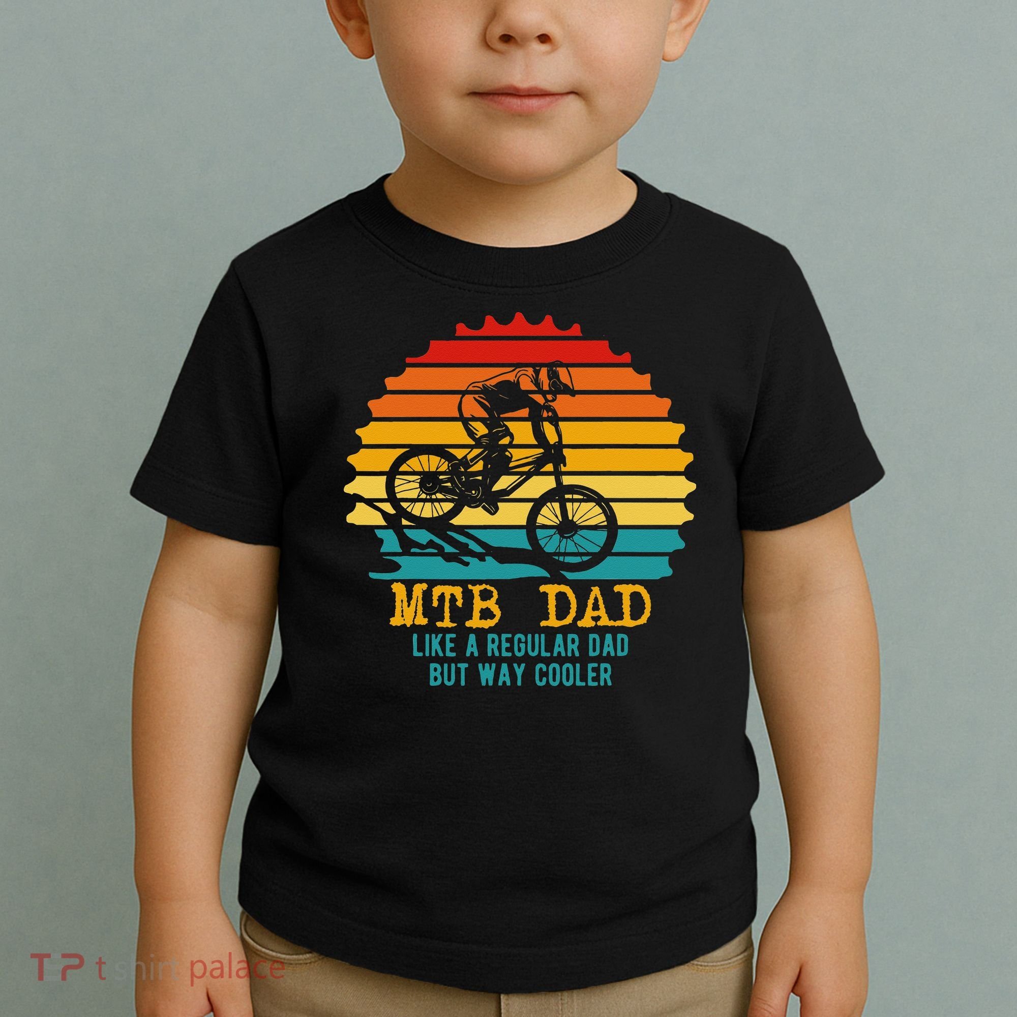 MTB Dad Apparel Retro Mountain Bike Dad Toddler T-Shirt