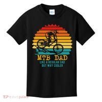MTB Dad Apparel Retro Mountain Bike Dad Kids T-Shirt thumb 0