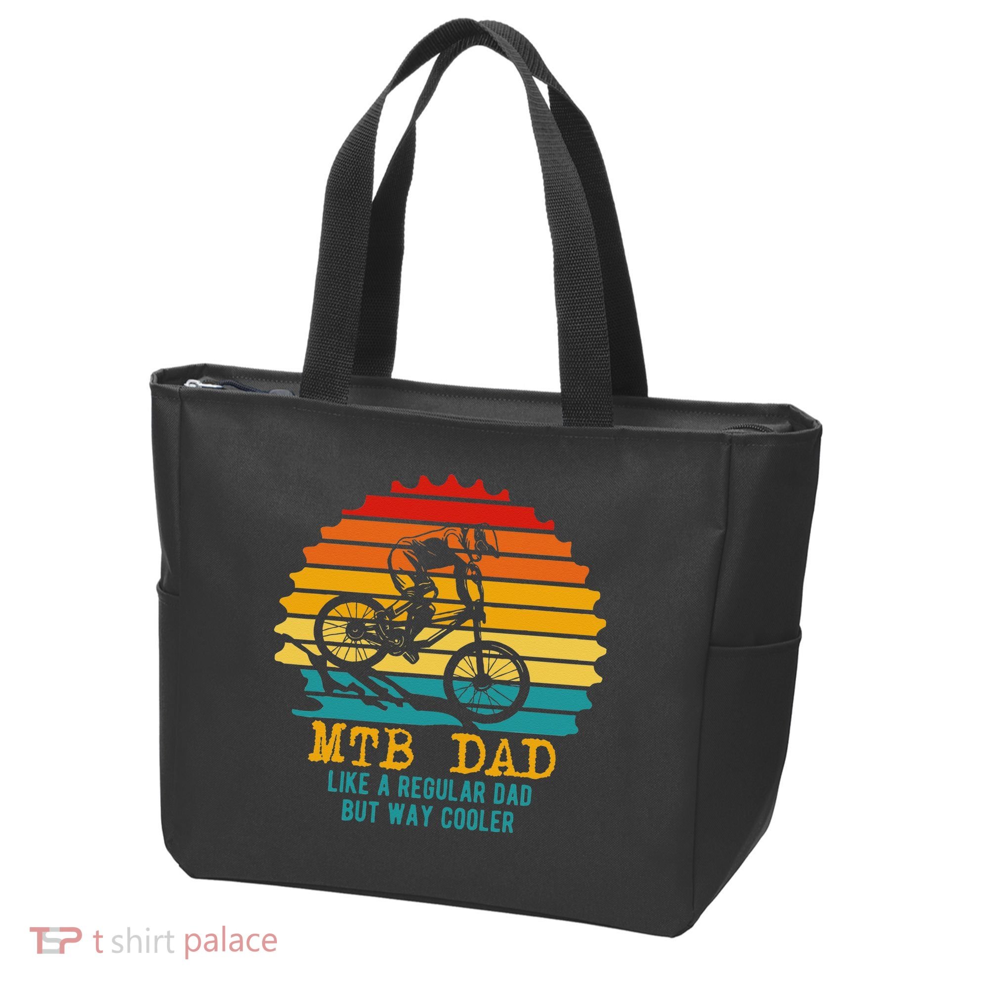 MTB Dad Apparel Retro Mountain Bike Dad Tote Bag