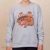 Moo Deng A Hh Hhhh Hippo Funny Women's Sweatshirt thumb 0