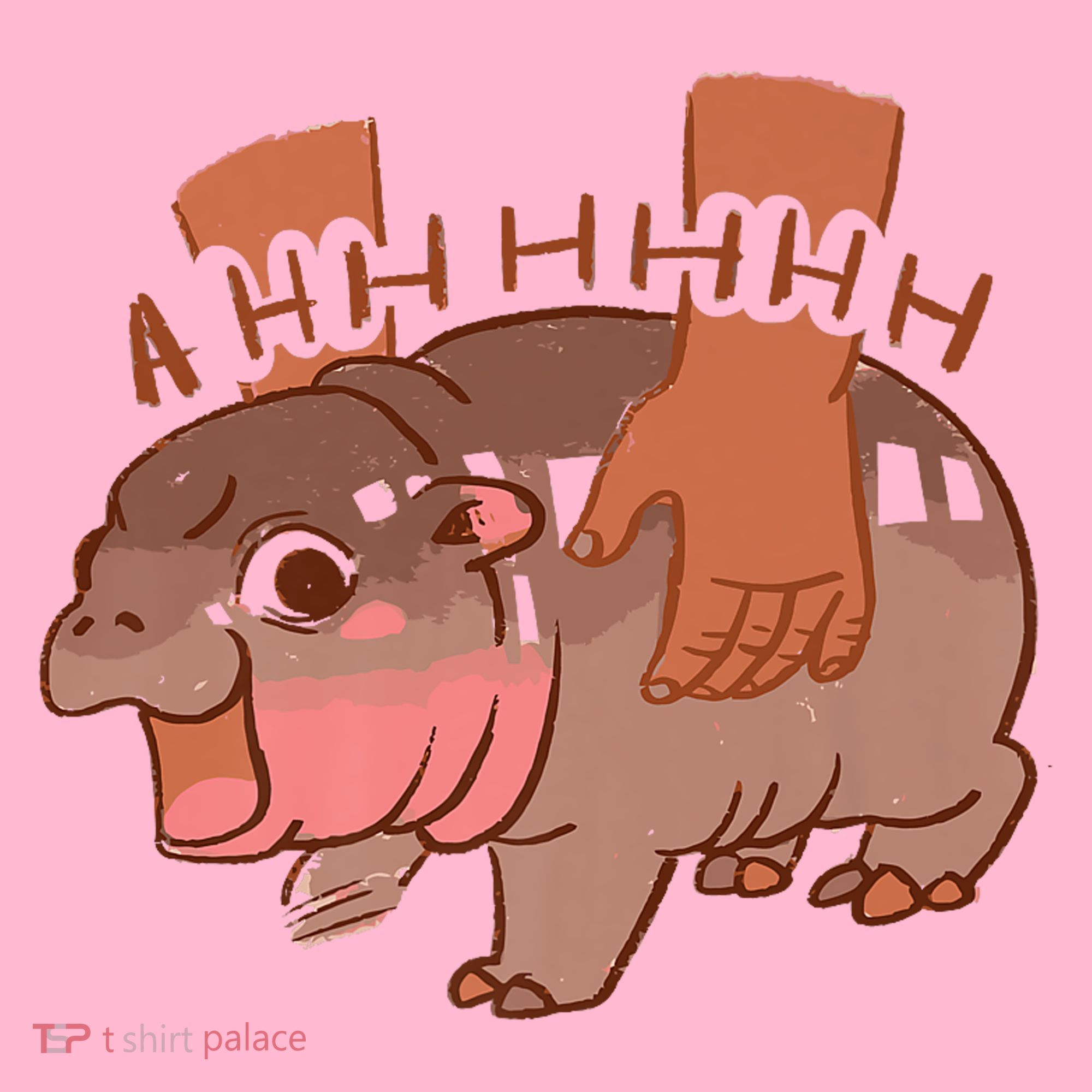Moo Deng A Hh Hhhh Hippo Funny Coaster