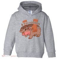 Moo Deng A Hh Hhhh Hippo Funny Toddler Hoodie thumb 0