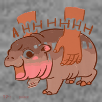 Moo Deng A Hh Hhhh Hippo Funny Toddler Hoodie thumb 2