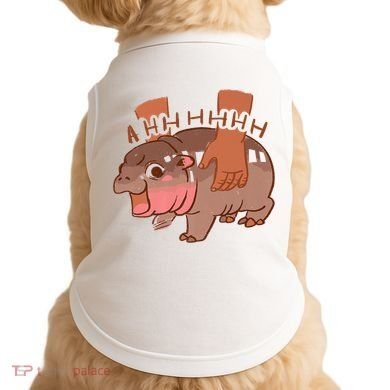 Moo Deng A Hh Hhhh Hippo Funny Doggie Tank