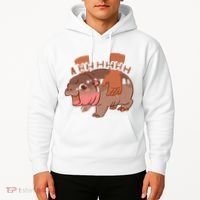 Moo Deng A Hh Hhhh Hippo Funny Hoodie thumb 2
