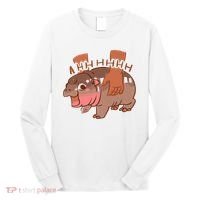Moo Deng A Hh Hhhh Hippo Funny Long Sleeve Shirt thumb 0