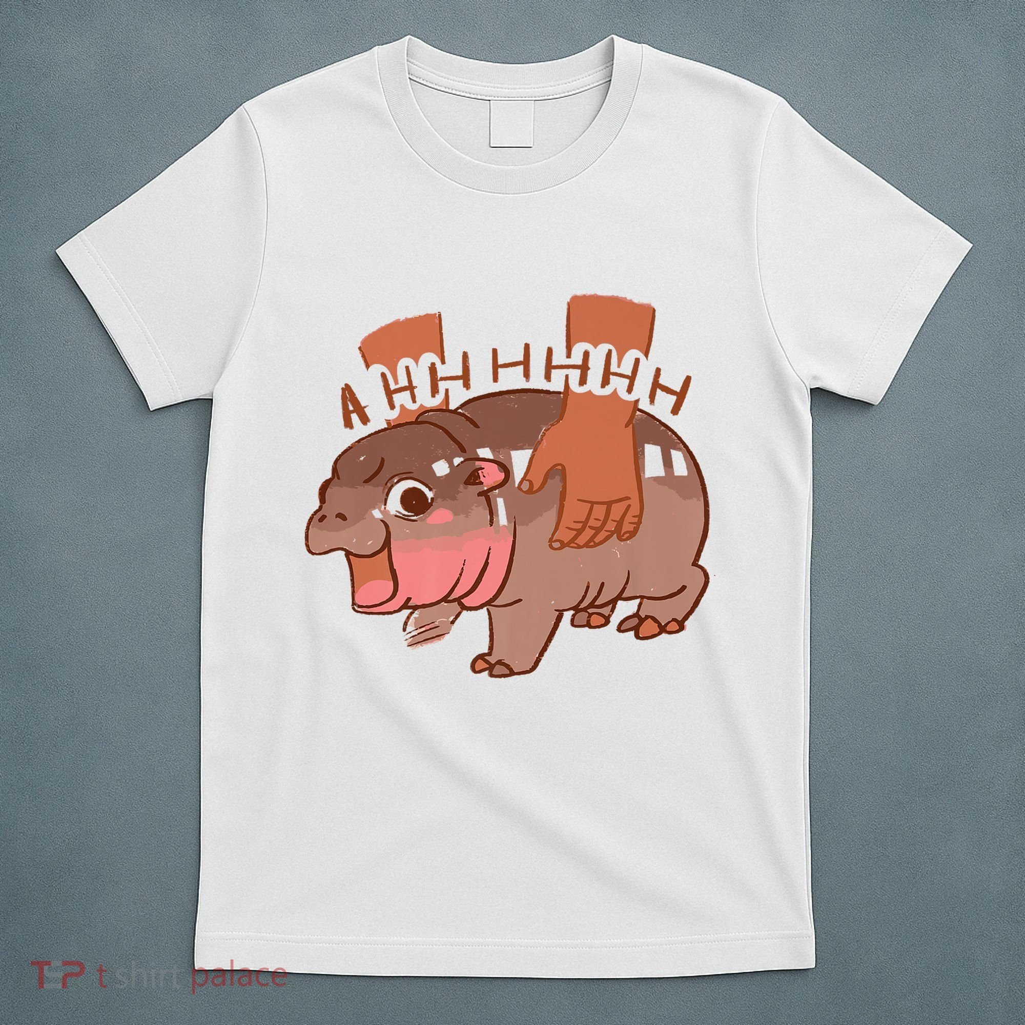 Moo Deng A Hh Hhhh Hippo Funny T-Shirt