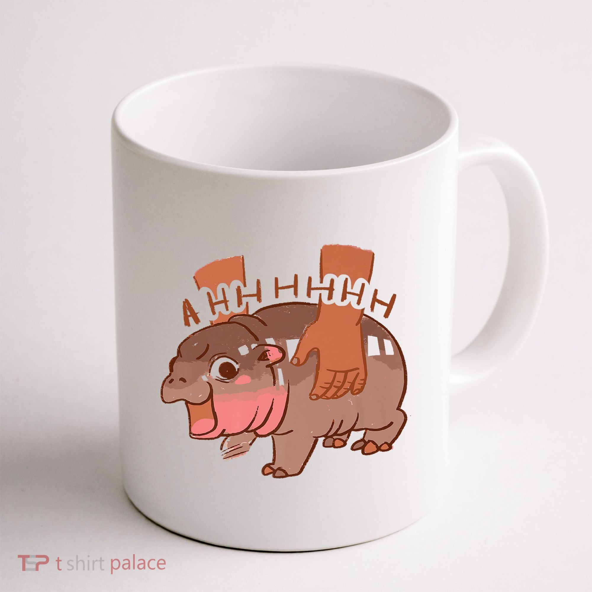 Moo Deng A Hh Hhhh Hippo Funny Coffee Mug