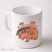 Moo Deng A Hh Hhhh Hippo Funny Coffee Mug thumb 0