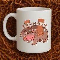 Moo Deng A Hh Hhhh Hippo Funny Coffee Mug thumb 2