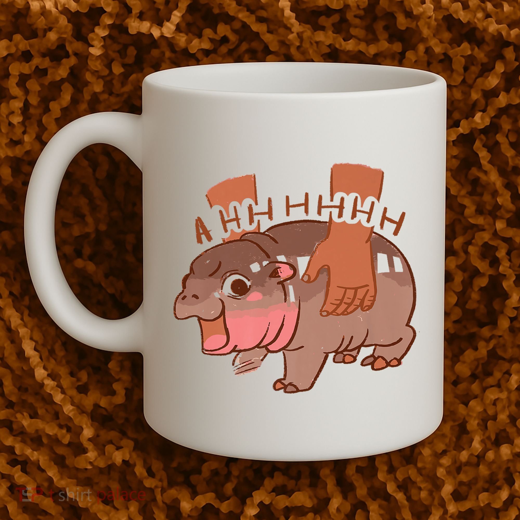 Moo Deng A Hh Hhhh Hippo Funny Coffee Mug