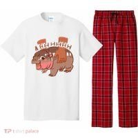 Moo Deng A Hh Hhhh Hippo Funny Pajama Set thumb 0