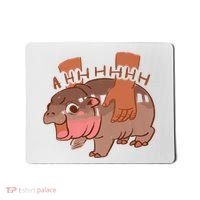 Moo Deng A Hh Hhhh Hippo Funny Mousepad thumb 0