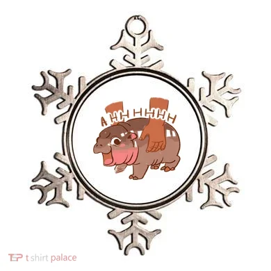 Moo Deng A Hh Hhhh Hippo Funny Ornament