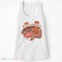 Moo Deng A Hh Hhhh Hippo Funny Women's Tank Top thumb 0