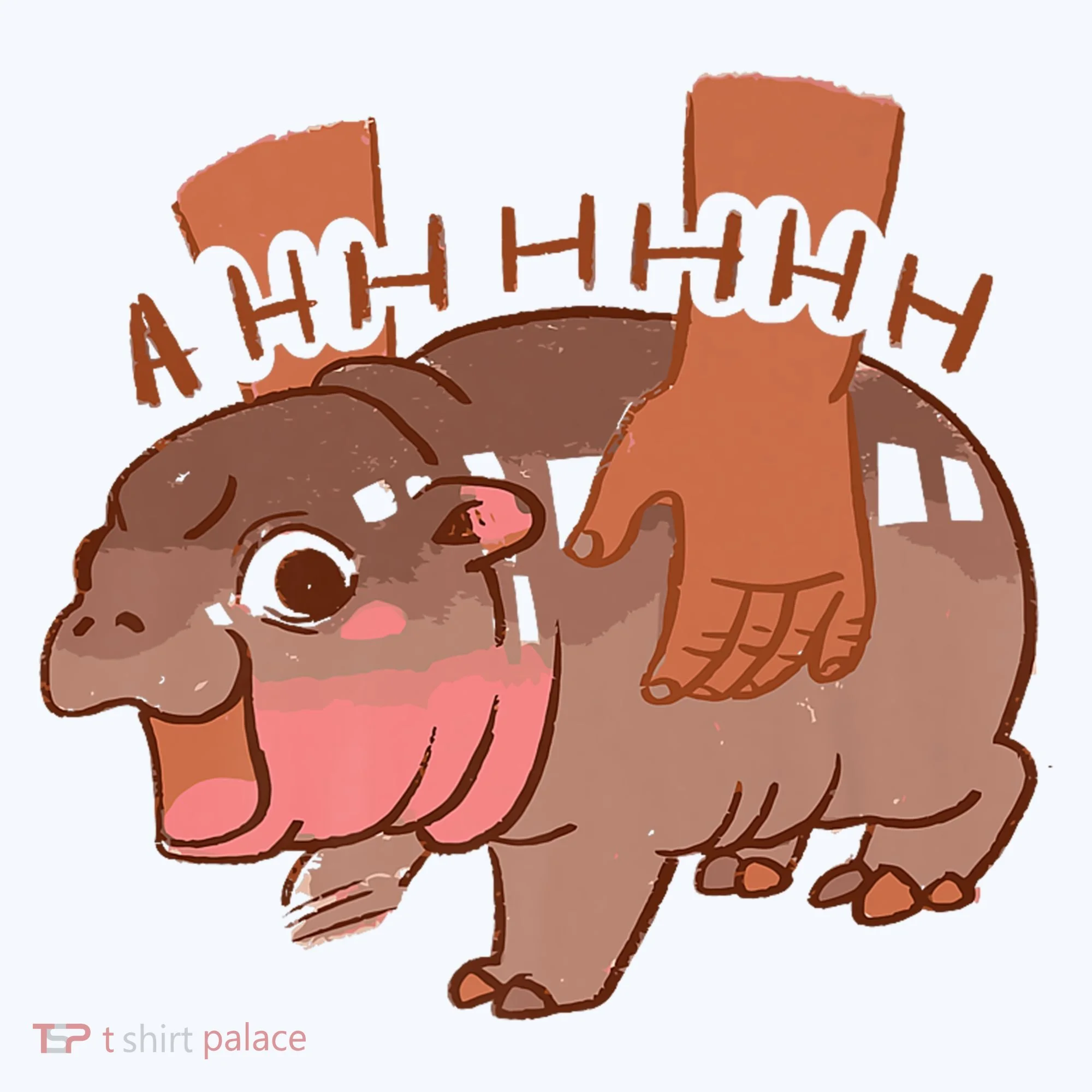 Moo Deng A Hh Hhhh Hippo Funny Baby Bodysuit