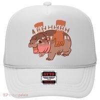 Moo Deng A Hh Hhhh Hippo Funny Hat thumb 0