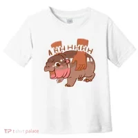 Moo Deng A Hh Hhhh Hippo Funny Toddler T-Shirt thumb 0