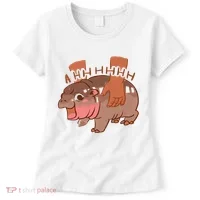 Moo Deng A Hh Hhhh Hippo Funny Women's T-Shirt thumb 0