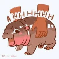Moo Deng A Hh Hhhh Hippo Funny Women's T-Shirt thumb 6
