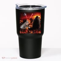 Moo Deng And Pesto Battle Tumbler thumb 0