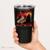 Moo Deng And Pesto Battle Tumbler thumb 2