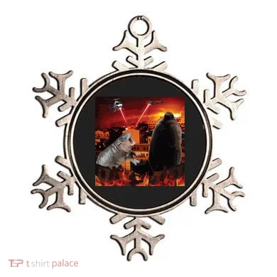 Moo Deng And Pesto Battle Ornament