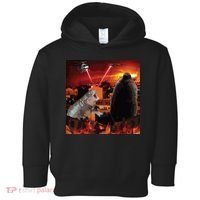 Moo Deng And Pesto Battle Toddler Hoodie thumb 0