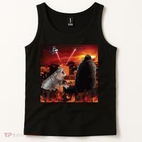 Moo Deng And Pesto Battle Tank Top thumb 2