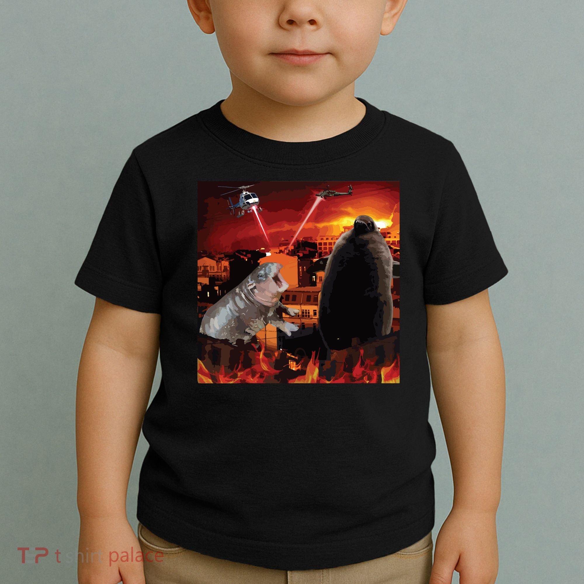 Moo Deng And Pesto Battle Toddler T-Shirt
