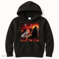 Moo Deng And Pesto Battle Kids Hoodie thumb 0