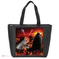 Moo Deng And Pesto Battle Tote Bag thumb 0