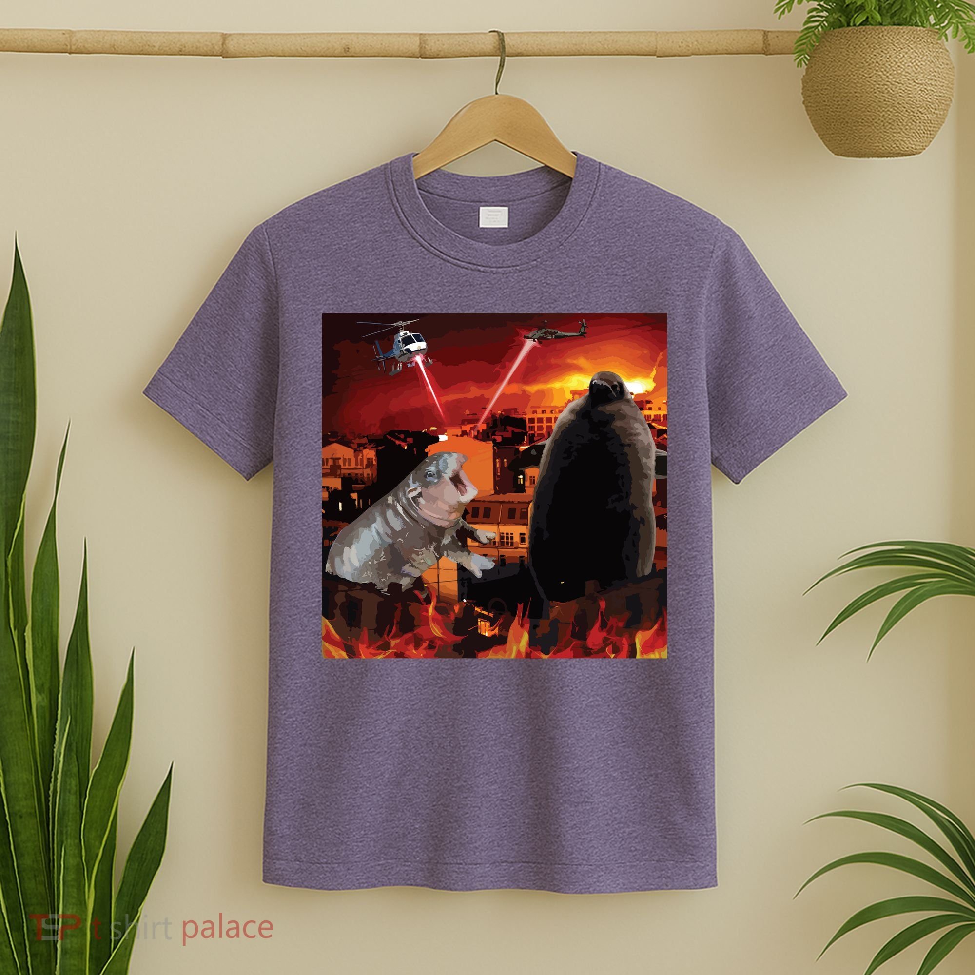 Moo Deng And Pesto Battle T-Shirt