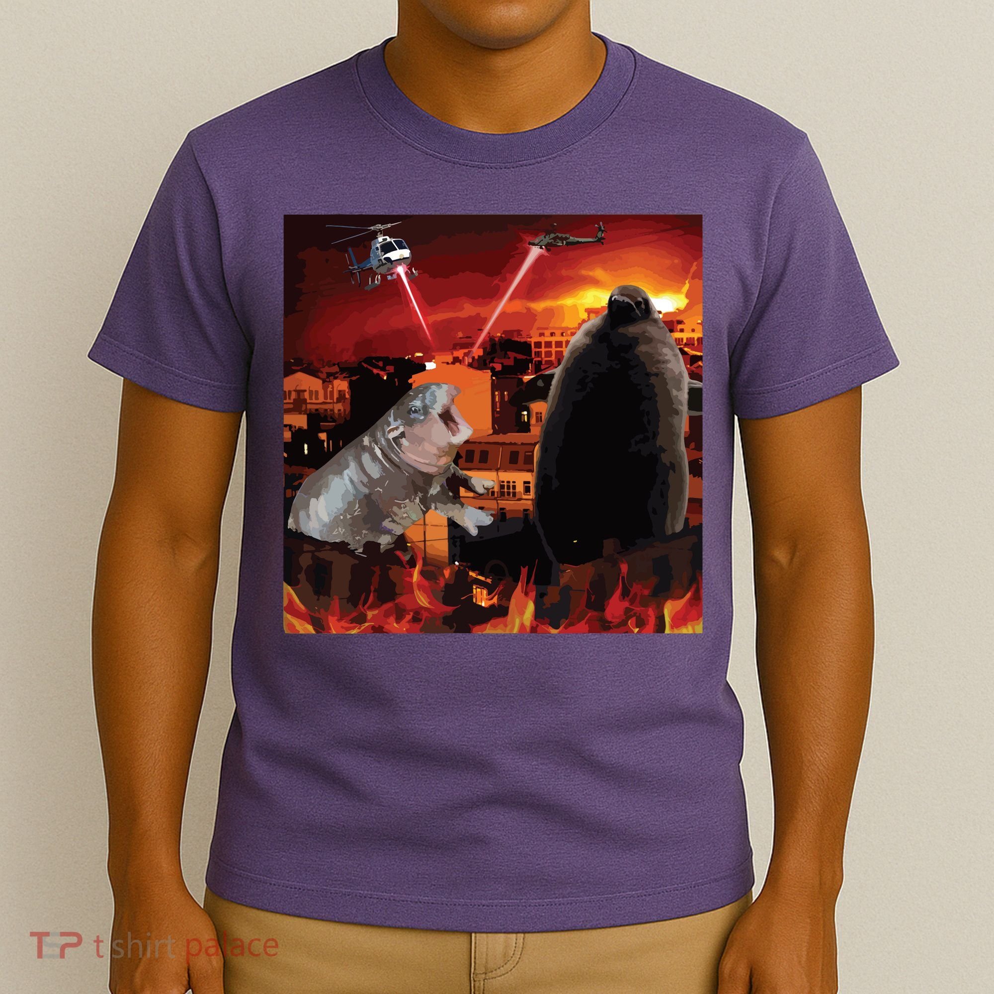 Moo Deng And Pesto Battle T-Shirt