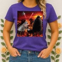 Moo Deng And Pesto Battle Women's T-Shirt thumb 2