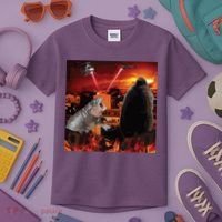 Moo Deng And Pesto Battle Kids T-Shirt thumb 3