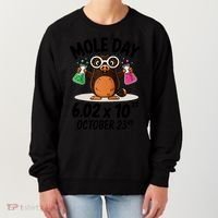 Mole Day Avogadros Number October 23rd Raglan Baseball Gift Women's Sweatshirt thumb 0