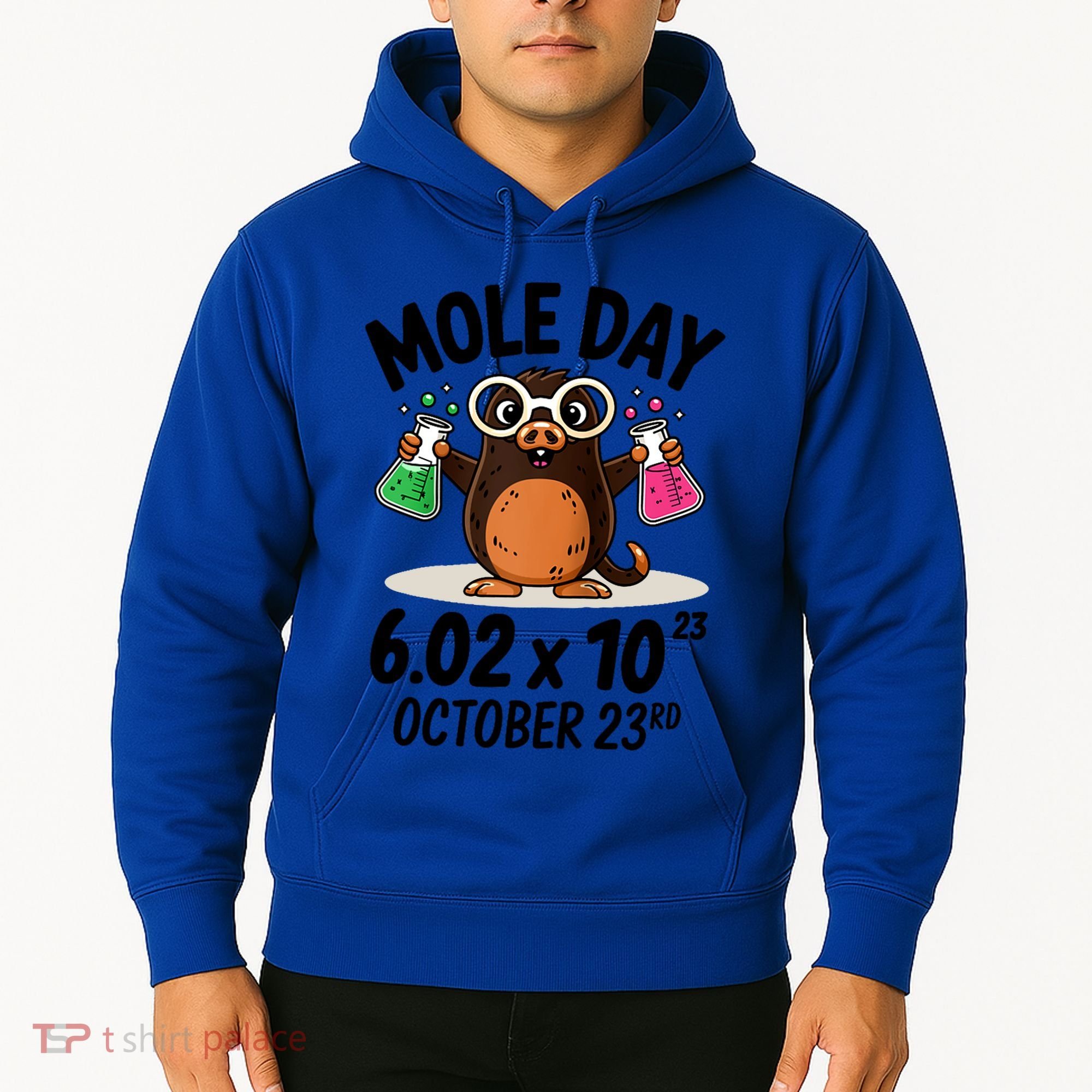 Mole Day Avogadros Number October 23rd Raglan Baseball Gift Hoodie