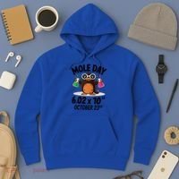 Mole Day Avogadros Number October 23rd Raglan Baseball Gift Hoodie thumb 3