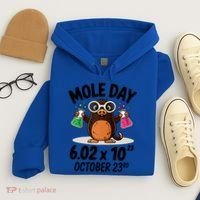 Mole Day Avogadros Number October 23rd Raglan Baseball Gift Hoodie thumb 4