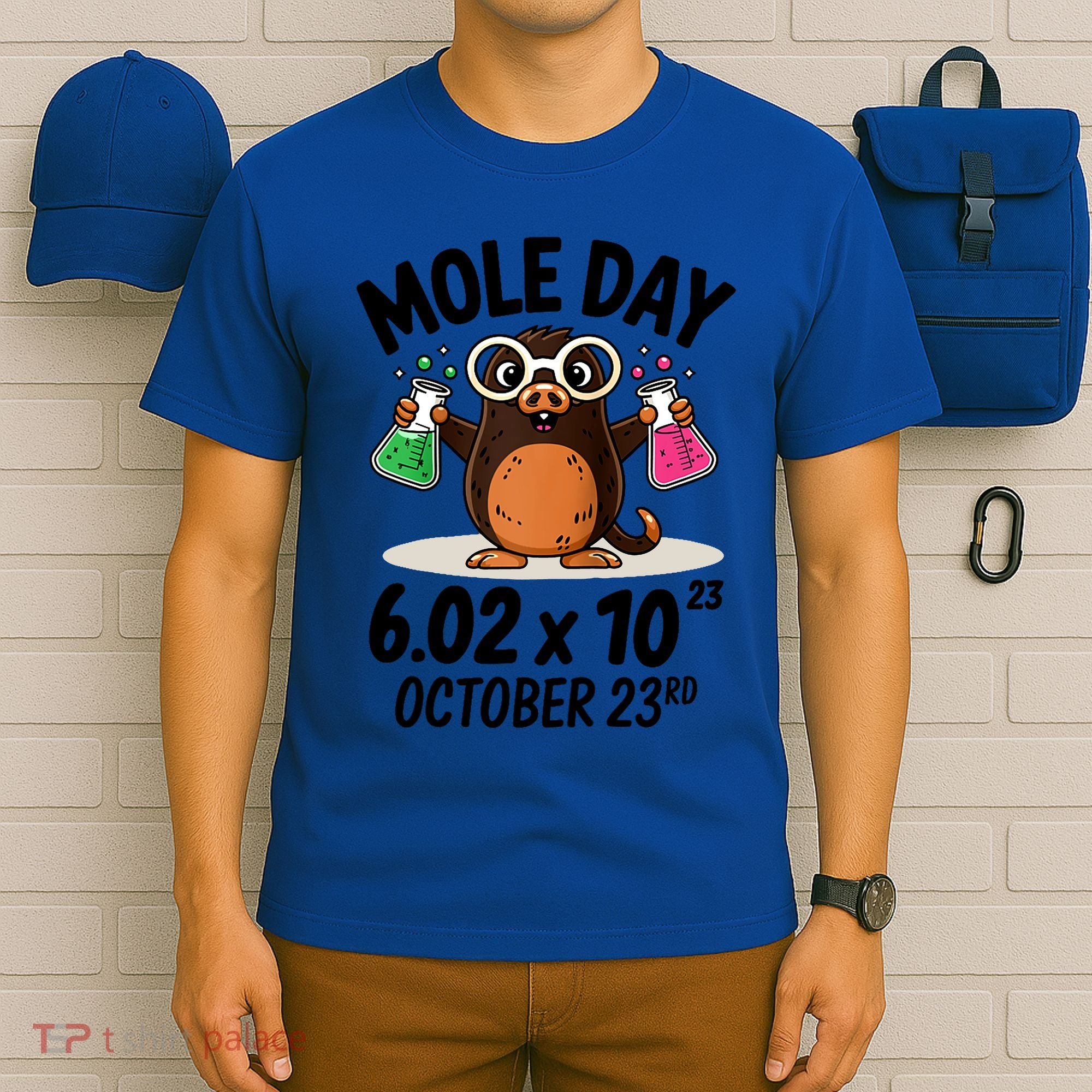 Mole Day Avogadros Number October 23rd Raglan Baseball Gift T-Shirt